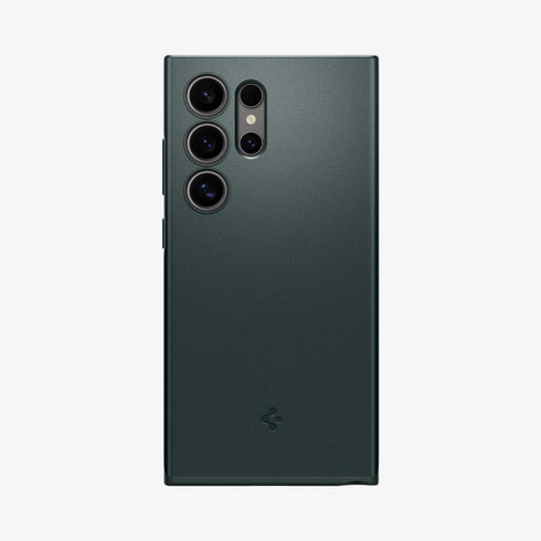 ACS07281 - Galaxy S24 Ultra Case Thin Fit in Black showing the back